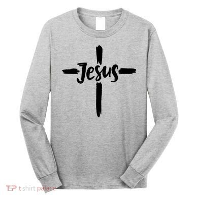 Jesus Cross Christianity Long Sleeve Shirt