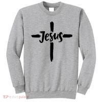 Jesus Cross Christianity Sweatshirt thumb 0