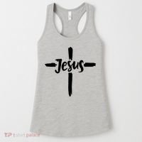 Jesus Cross Christianity Women's Tank Top thumb 0