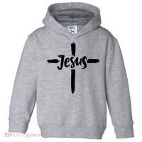 Jesus Cross Christianity Toddler Hoodie thumb 0