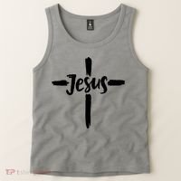 Jesus Cross Christianity Tank Top thumb 2