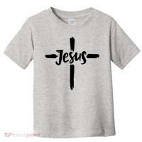 Jesus Cross Christianity Toddler T-Shirt thumb 0