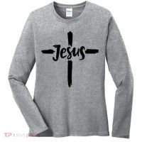 Jesus Cross Christianity Women's Long Sleeve Shirt thumb 0