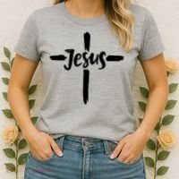 Jesus Cross Christianity Women's T-Shirt thumb 2