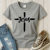 Jesus Cross Christianity Women's T-Shirt thumb 3