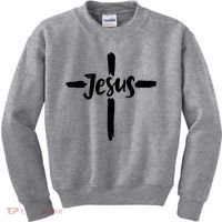 Jesus Cross Christianity Kids Sweatshirt thumb 0