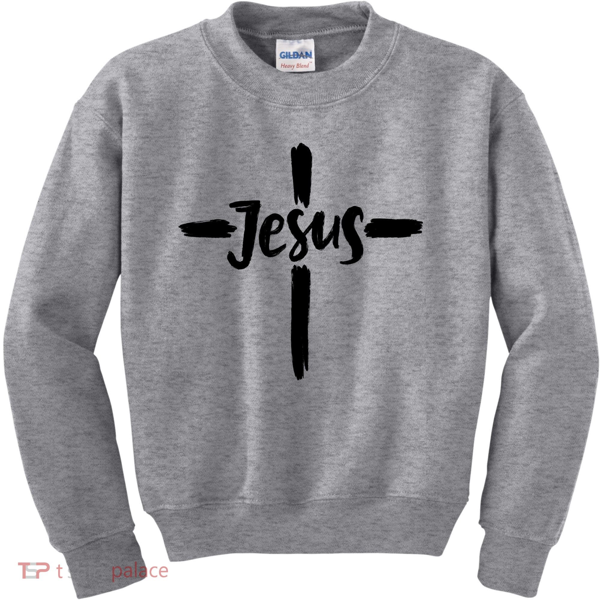 Jesus Cross Christianity Kids Sweatshirt