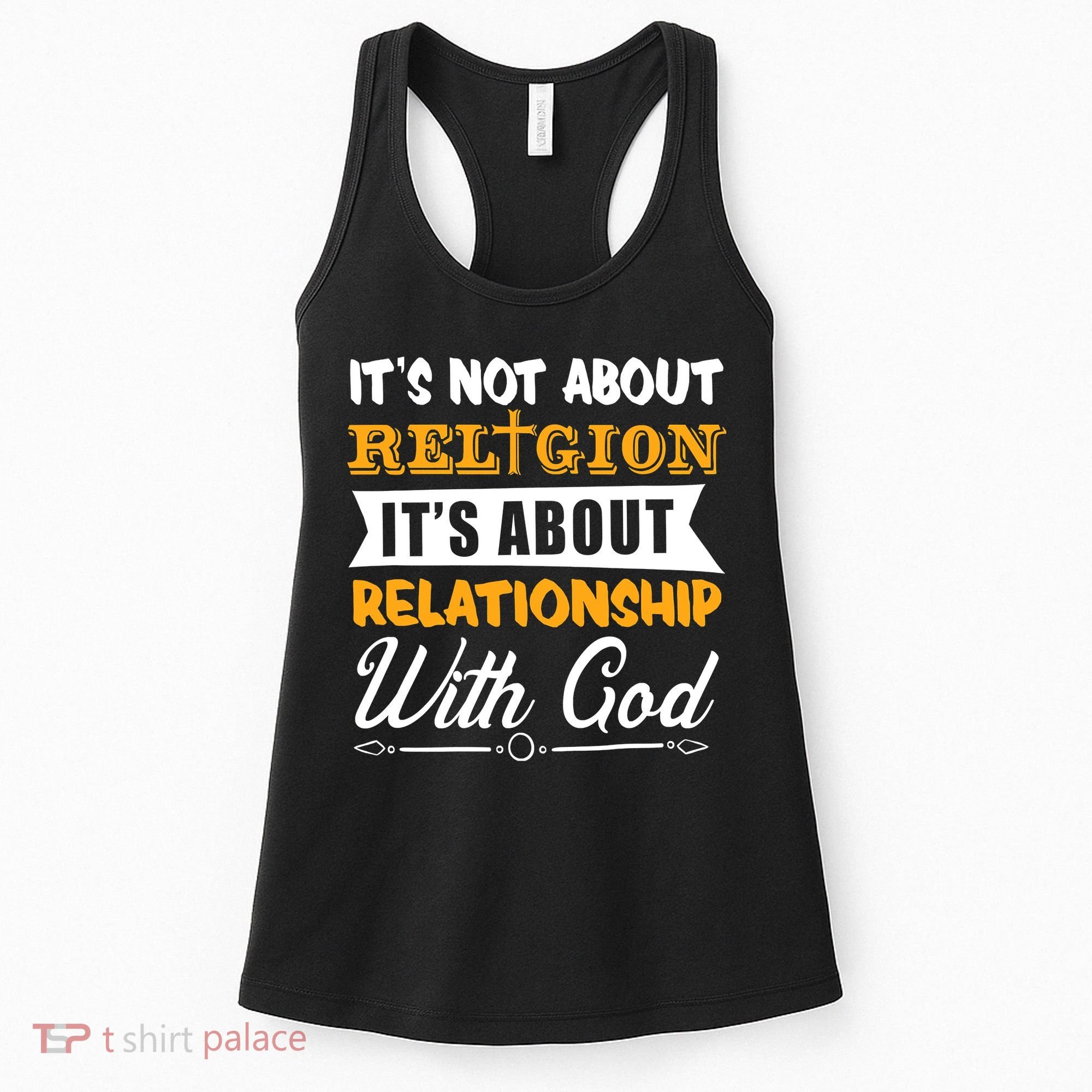 Jesus Christ Cross Friendship Bible Verse God Funny Christian Women's Tank Top