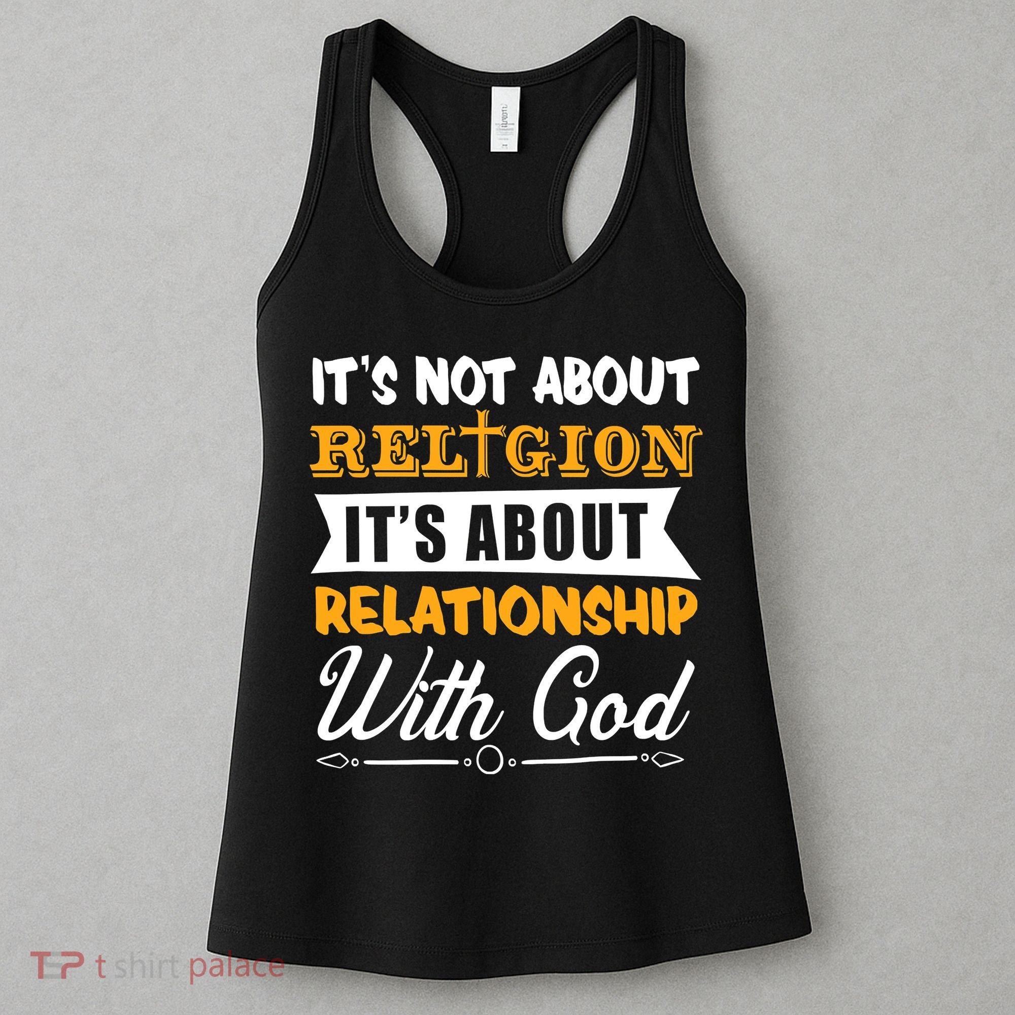Jesus Christ Cross Friendship Bible Verse God Funny Christian Women's Tank Top