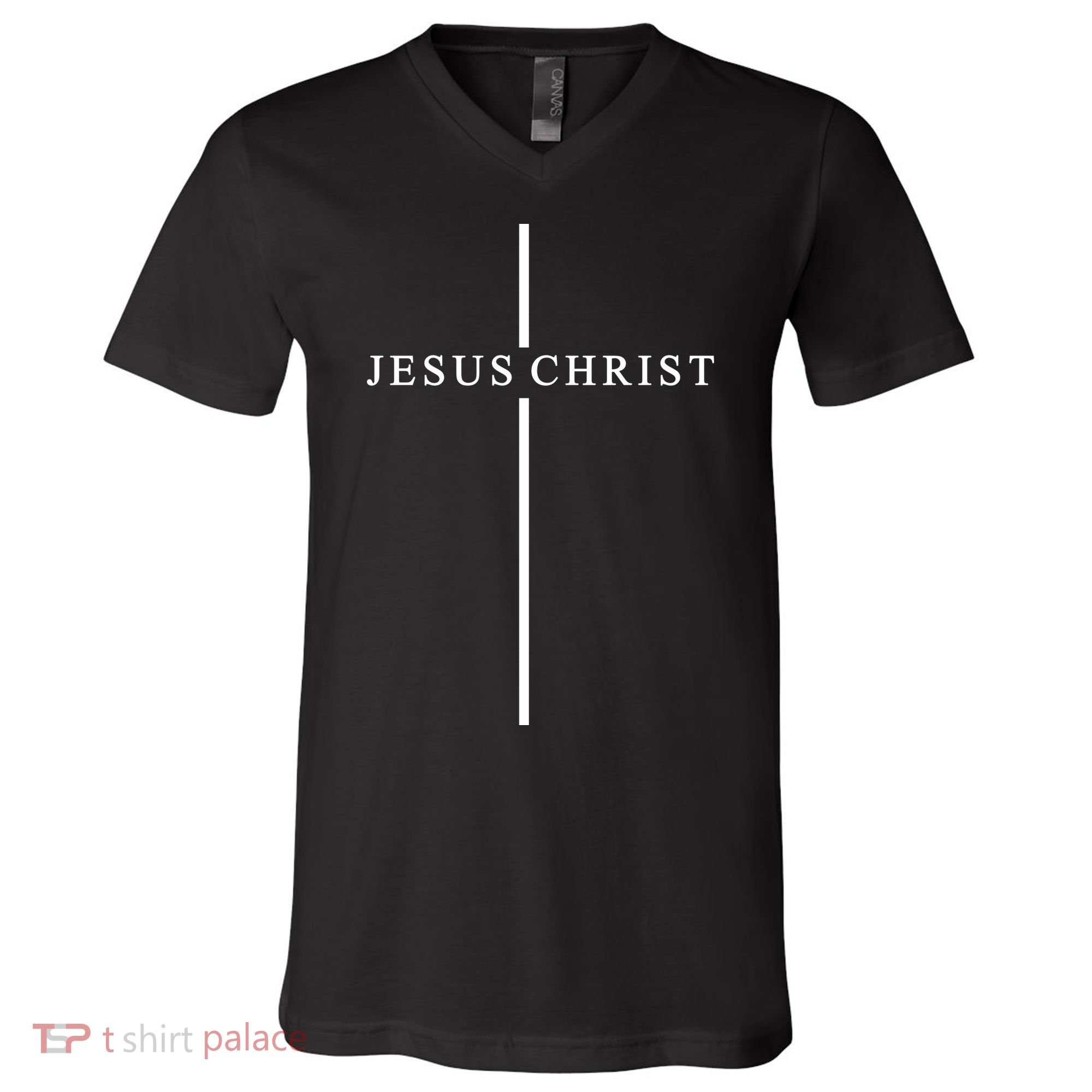 Jesus Christ Cross Christian V-Neck T-Shirt
