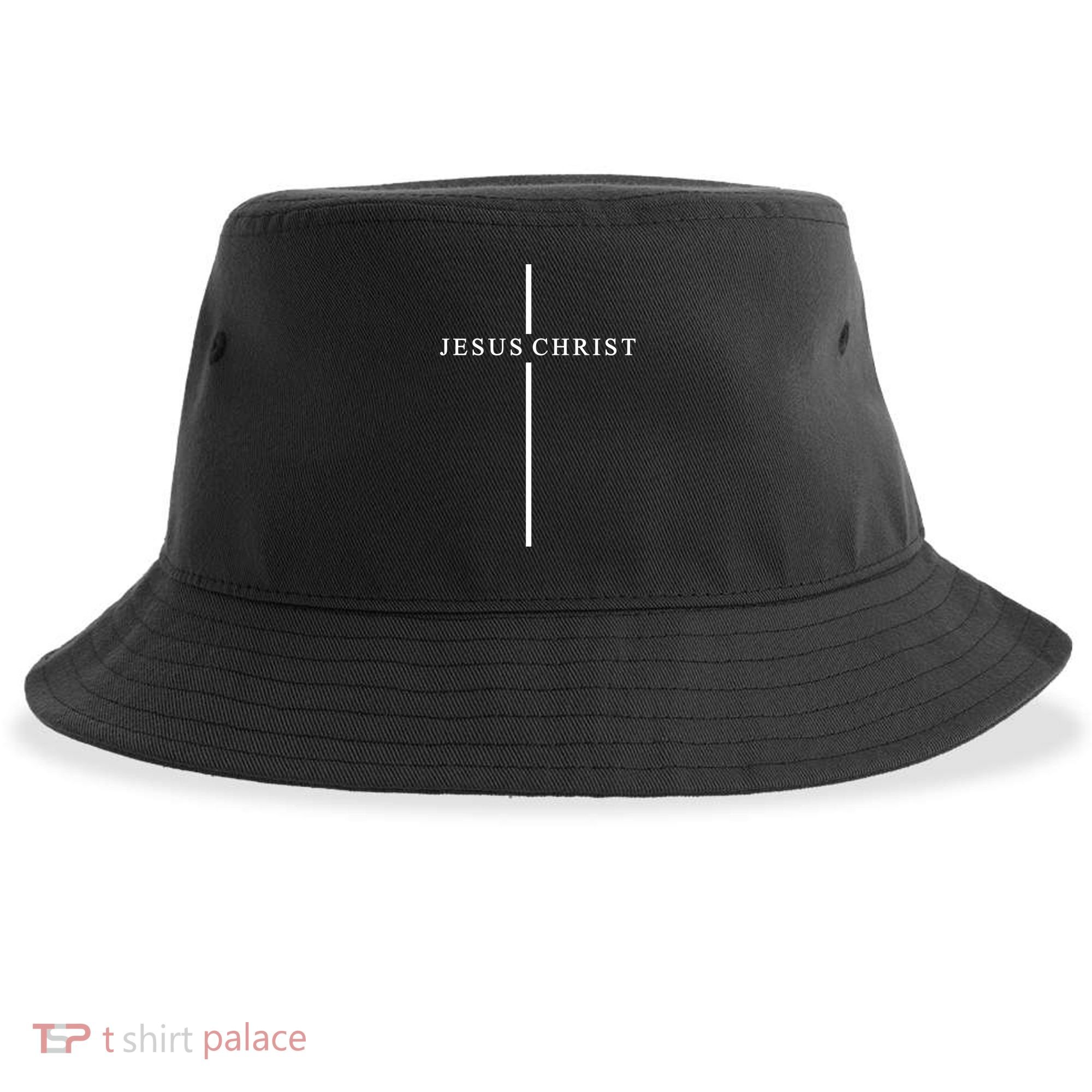 Jesus Christ Cross Christian Sustainable Bucket Hat