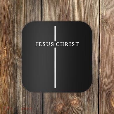 Jesus Christ Cross Christian Coaster