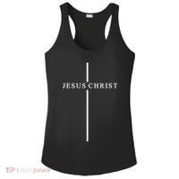Jesus Christ Cross Christian Ladies PosiCharge Competitor Racerback Tank thumb 0