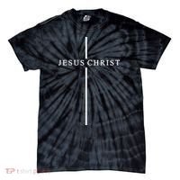 Jesus Christ Cross Christian Tie-Dye T-Shirt thumb 0