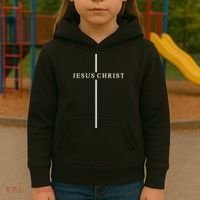 Jesus Christ Cross Christian Kids Hoodie thumb 3