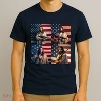 Jesus Christ Carrying Gun Defending America T-Shirt thumb 3