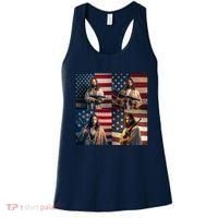 Jesus Christ Carrying Gun Defending America Women's Tank Top thumb 0