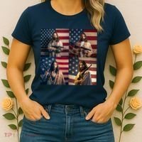 Jesus Christ Carrying Gun Defending America Women's T-Shirt thumb 2