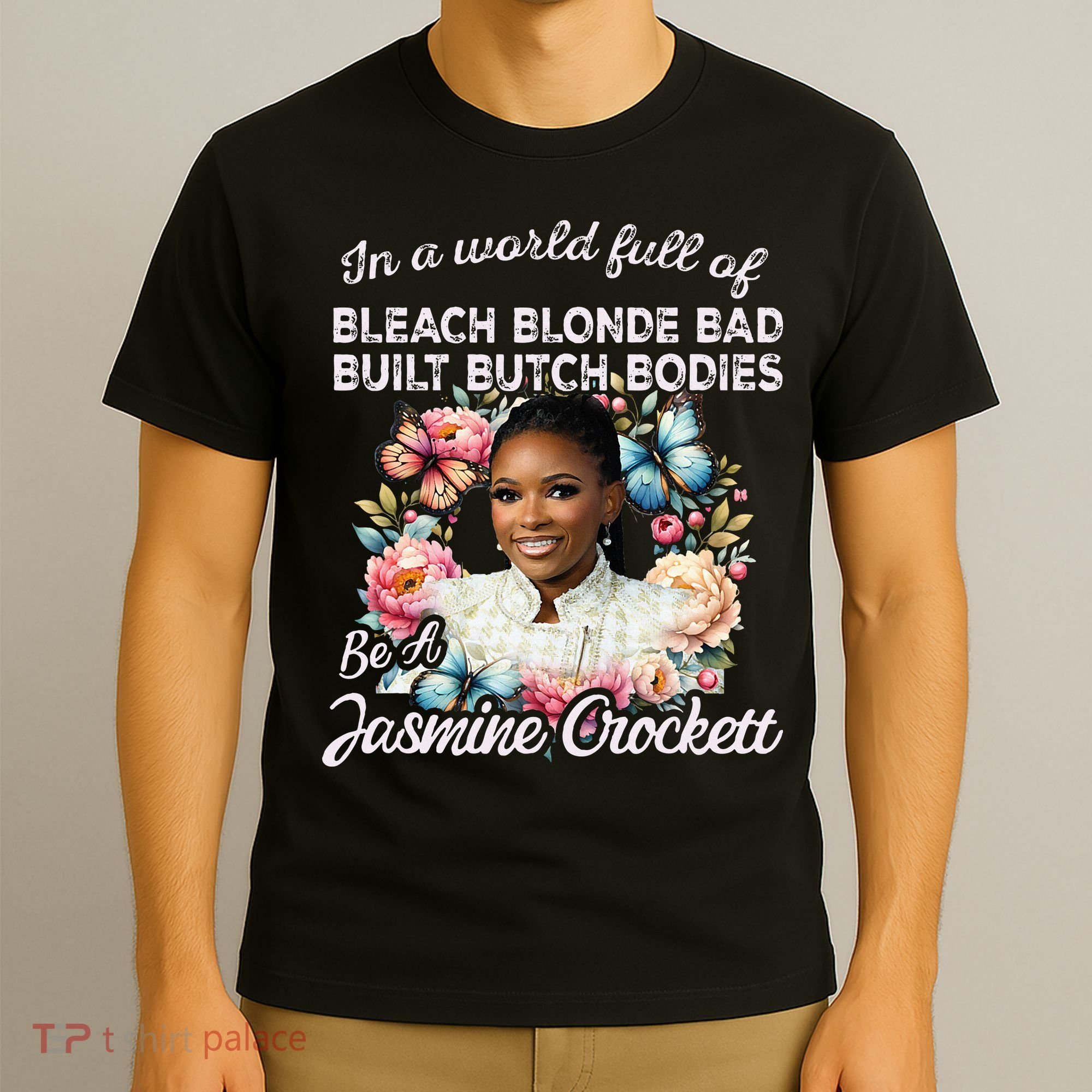 Jasmine Crockett Calls Out Marjorie Taylor Greene T-Shirt