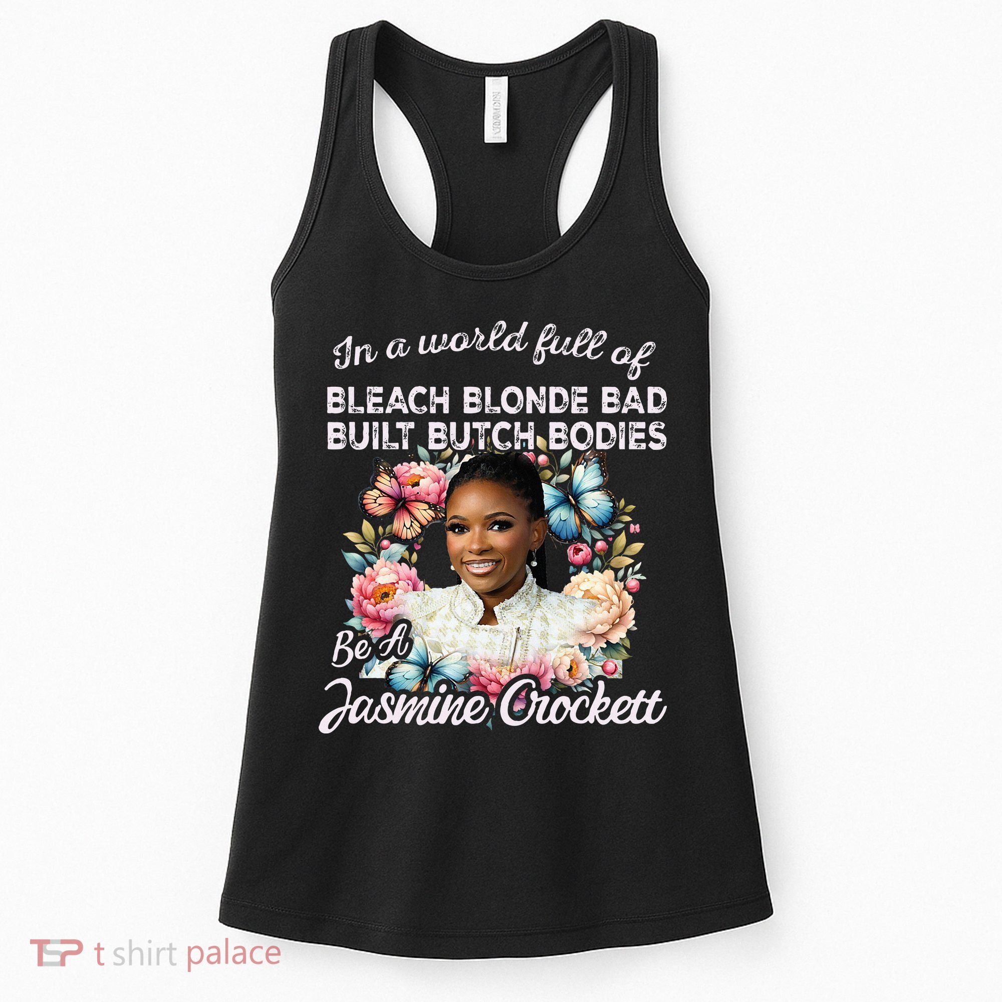 Jasmine Crockett Calls Out Marjorie Taylor Greene Women's Tank Top