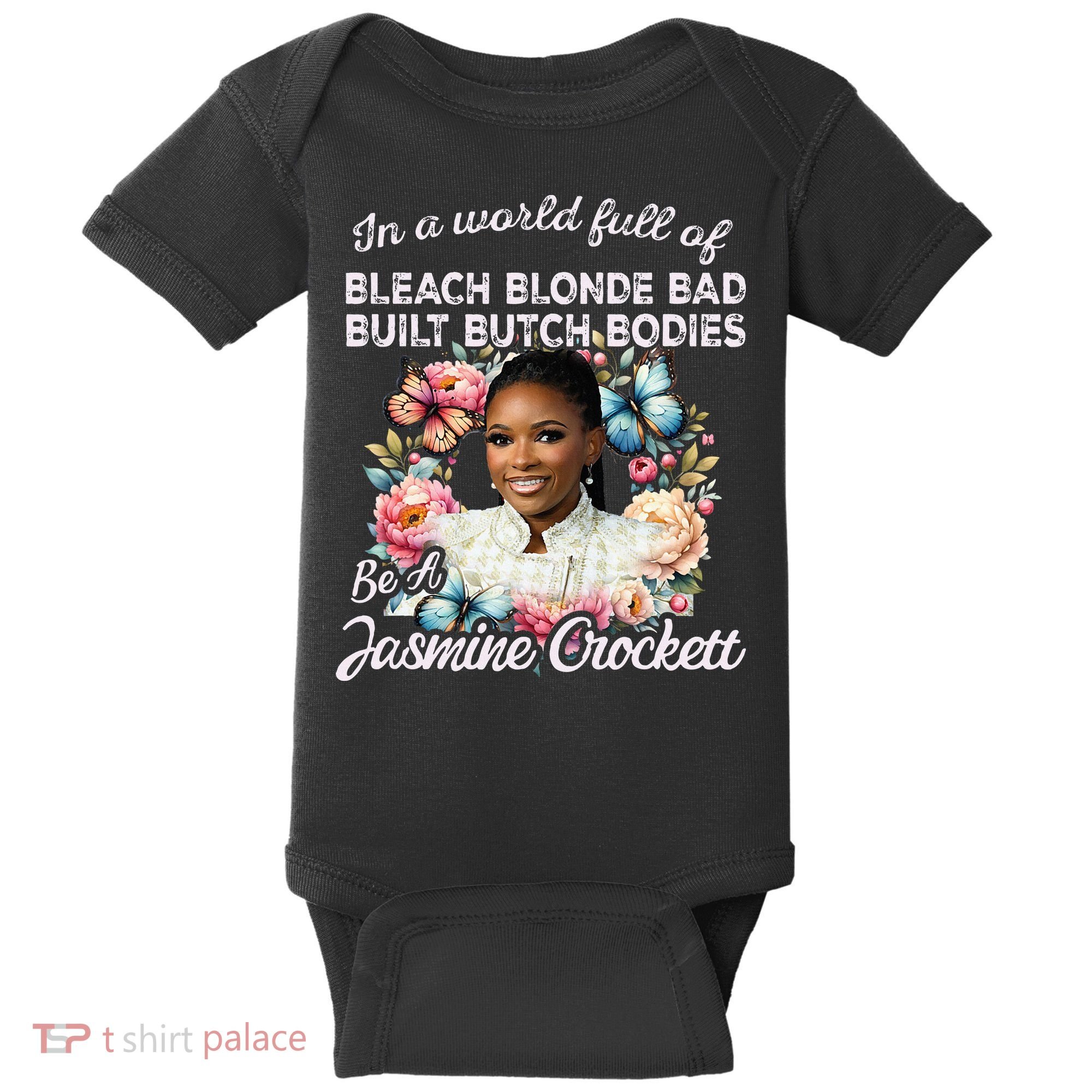 Jasmine Crockett Calls Out Marjorie Taylor Greene Baby Bodysuit