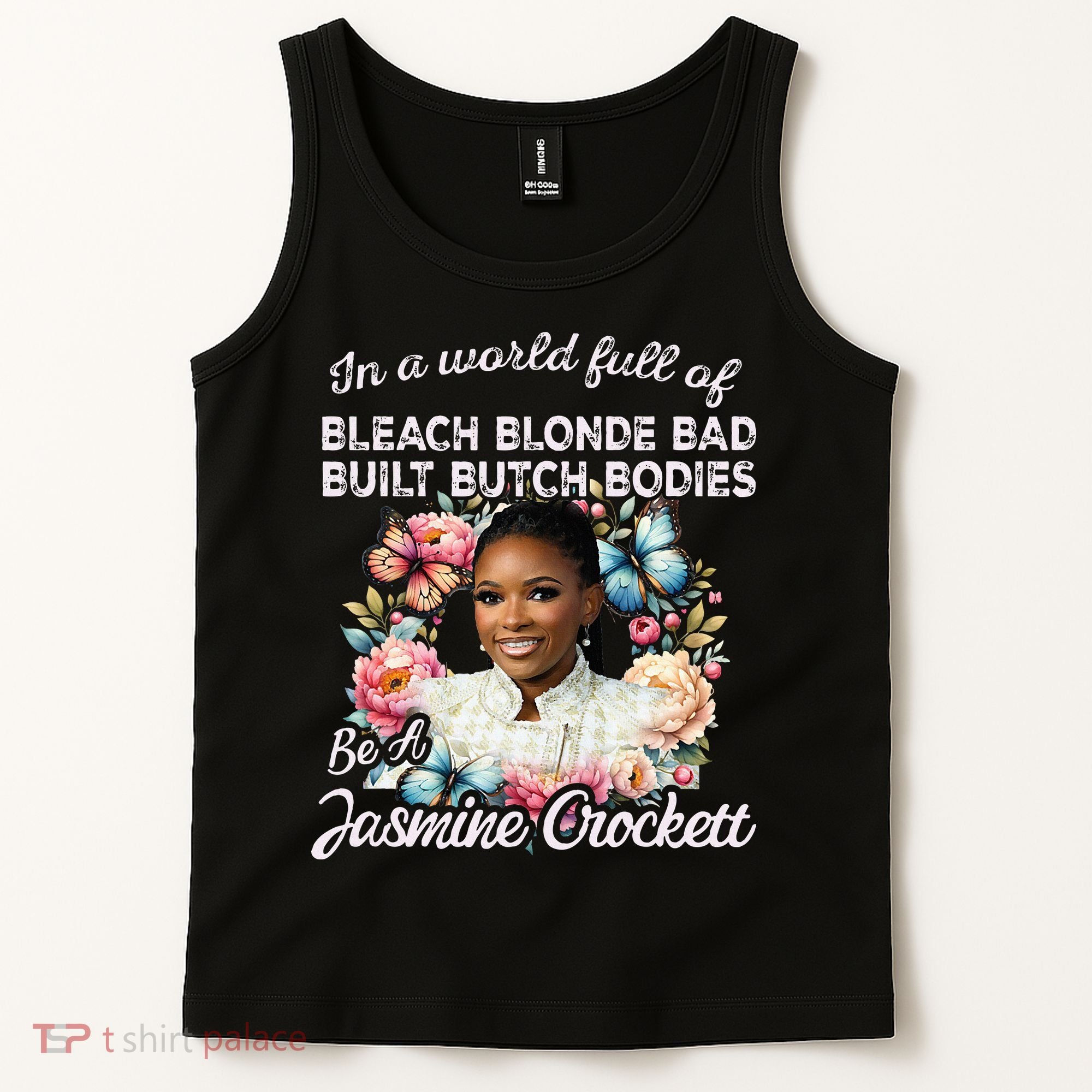 Jasmine Crockett Calls Out Marjorie Taylor Greene Tank Top