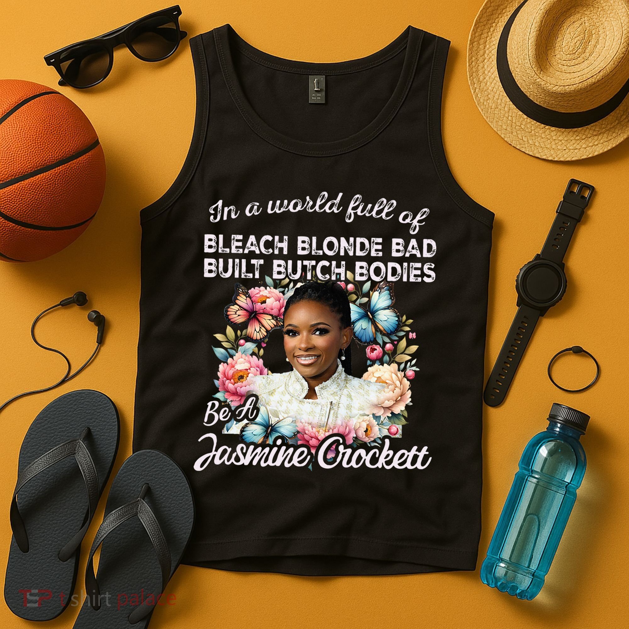 Jasmine Crockett Calls Out Marjorie Taylor Greene Tank Top