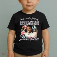 Jasmine Crockett Calls Out Marjorie Taylor Greene Toddler T-Shirt thumb 2