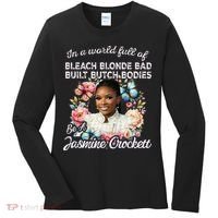 Jasmine Crockett Calls Out Marjorie Taylor Greene Women's Long Sleeve Shirt thumb 0