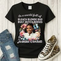 Jasmine Crockett Calls Out Marjorie Taylor Greene Women's T-Shirt thumb 3
