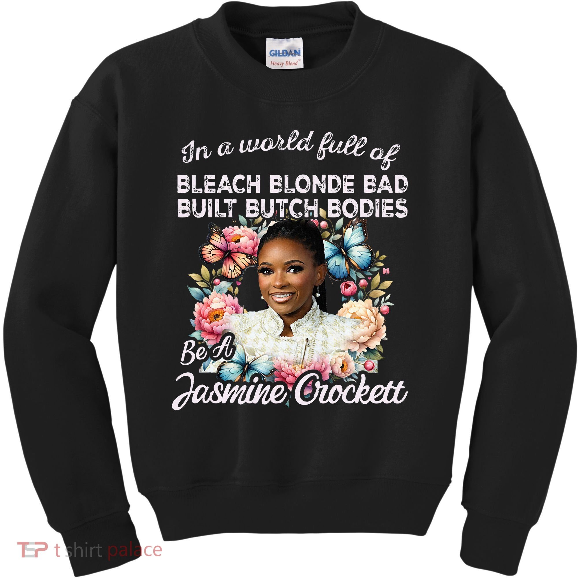 Jasmine Crockett Calls Out Marjorie Taylor Greene Kids Sweatshirt