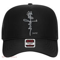 Jesus Cross Crown Of Thorns John 18:37 King Embroidered Embroidered Hat thumb 0