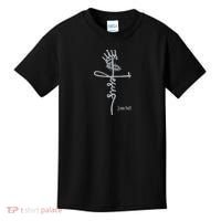 Jesus Cross Crown Of Thorns John 18:37 King Embroidered Embroidered Kids T-Shirt thumb 0