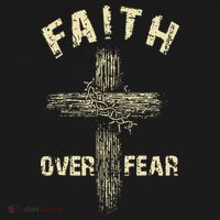 Jesus Christ Cross Faith Over Fear Backpack thumb 2