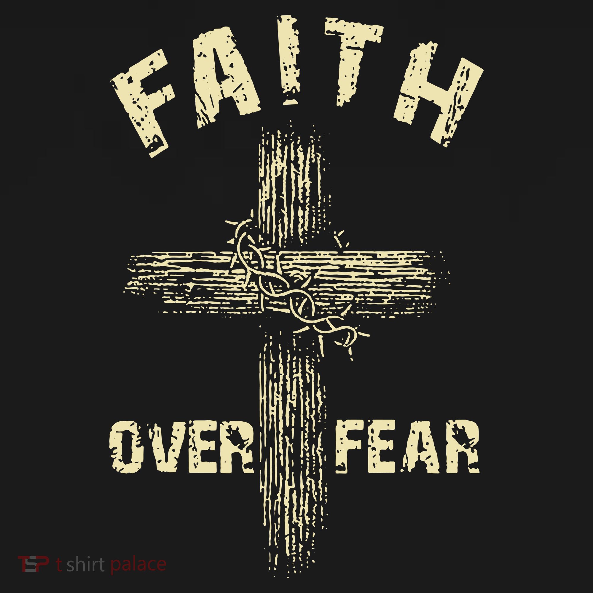 Jesus Christ Cross Faith Over Fear Backpack