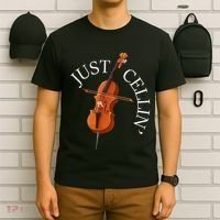 Just Cellin Cello Player Cellist Musician Classical Music T-Shirt thumb 6