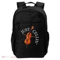 Just Cellin Cello Player Cellist Musician Classical Music Backpack thumb 0