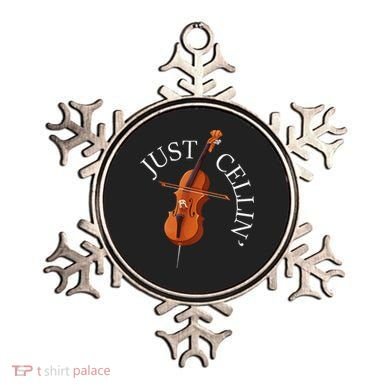 Just Cellin Cello Player Cellist Musician Classical Music Ornament