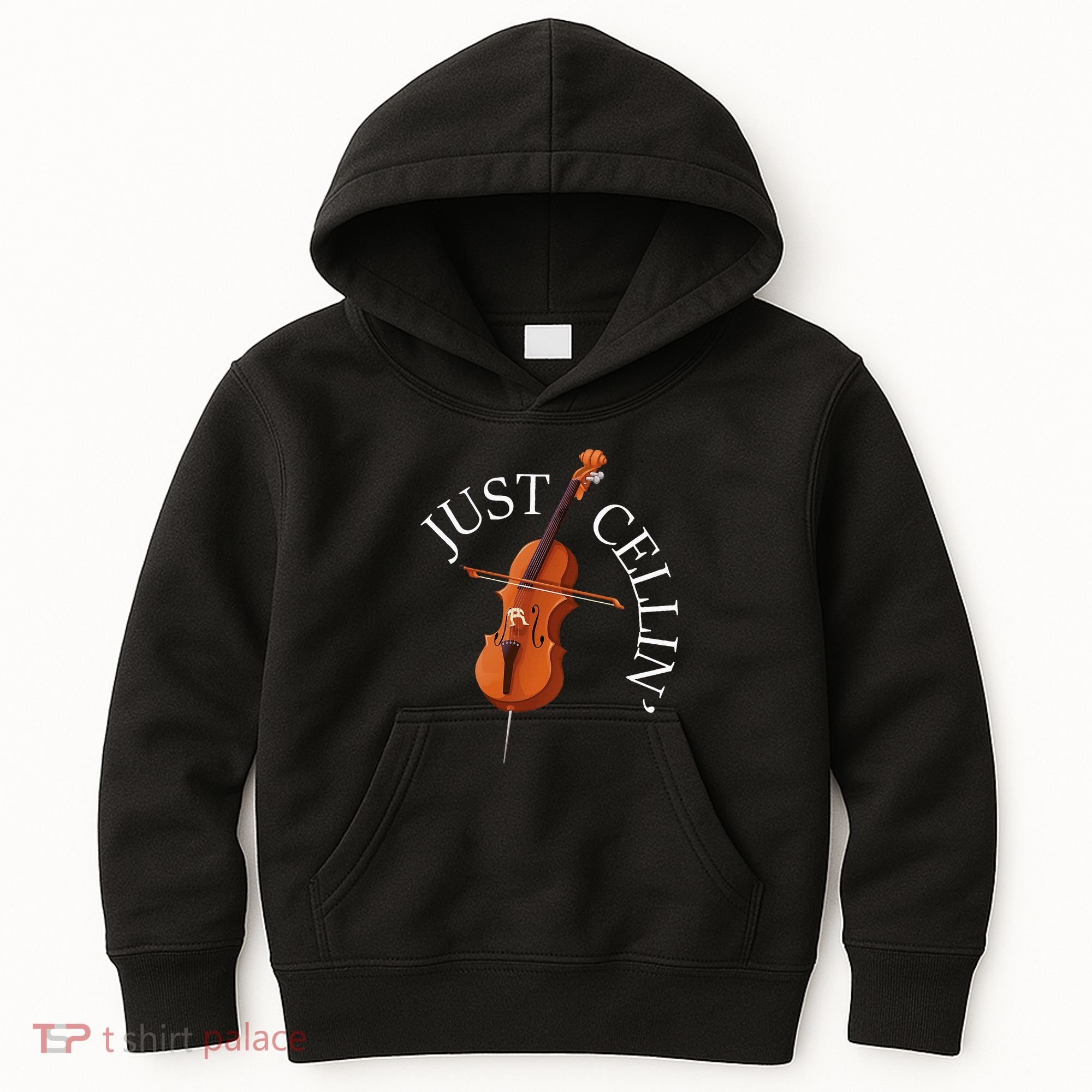 Just Cellin Cello Player Cellist Musician Classical Music Kids Hoodie