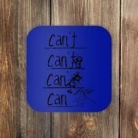 Jesus Christian Cross Cant Can Art Coaster thumb 0