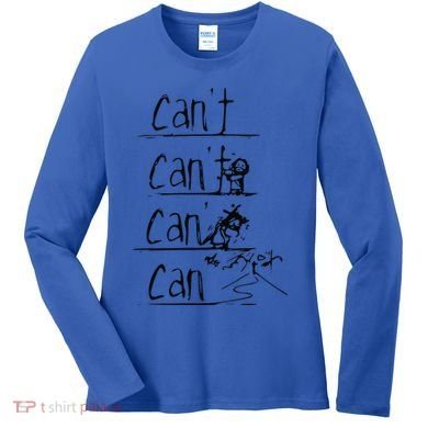 Jesus Christian Cross Cant Can Art Women's Long Sleeve Shirt