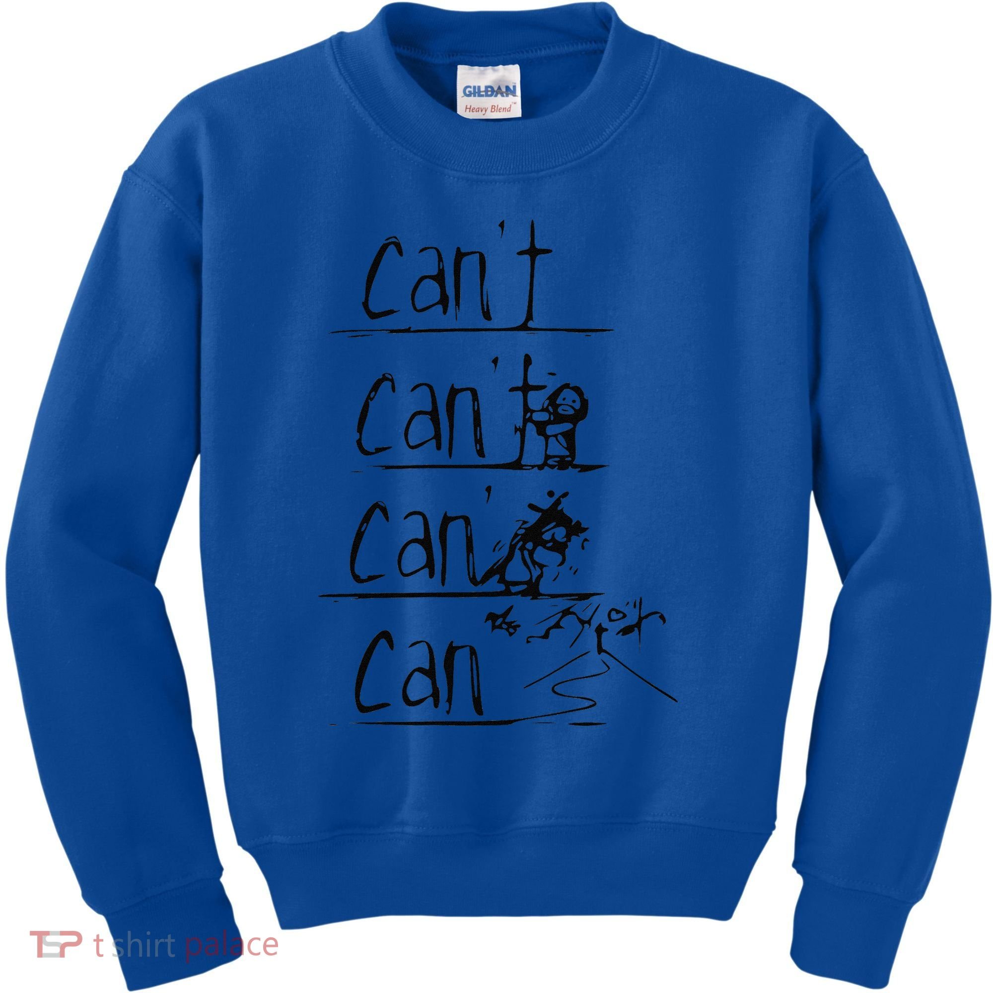 Jesus Christian Cross Cant Can Art Kids Sweatshirt