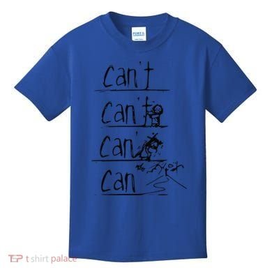 Jesus Christian Cross Cant Can Art Kids T-Shirt