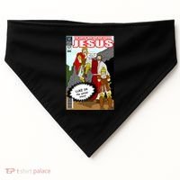 Jesus Christian Comic Cover USA-Made Doggie Bandana thumb 0