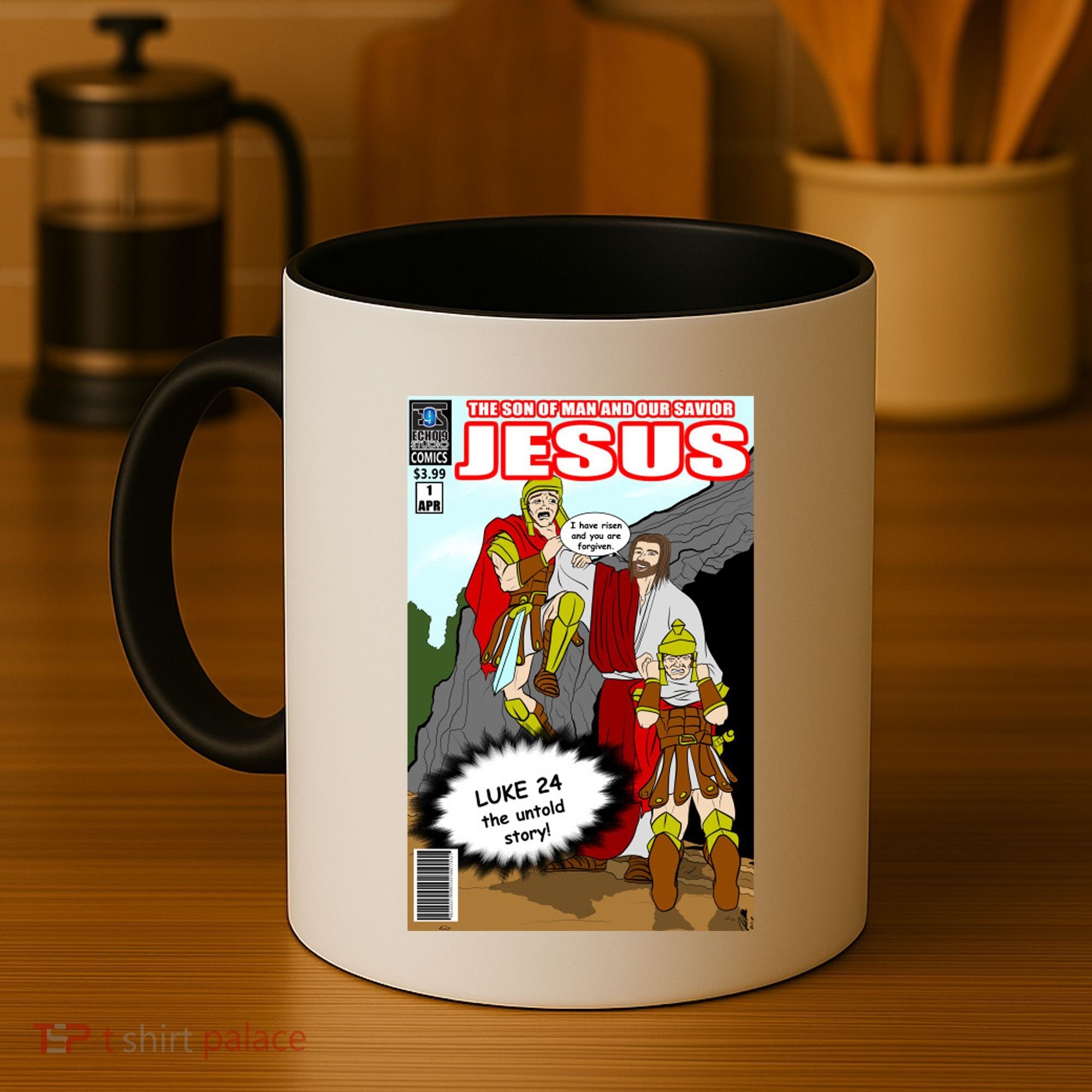 Jesus Christian Comic Cover Coffee Mug
