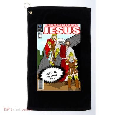 Jesus Christian Comic Cover Golf Towel