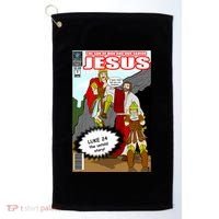 Jesus Christian Comic Cover Golf Towel thumb 0