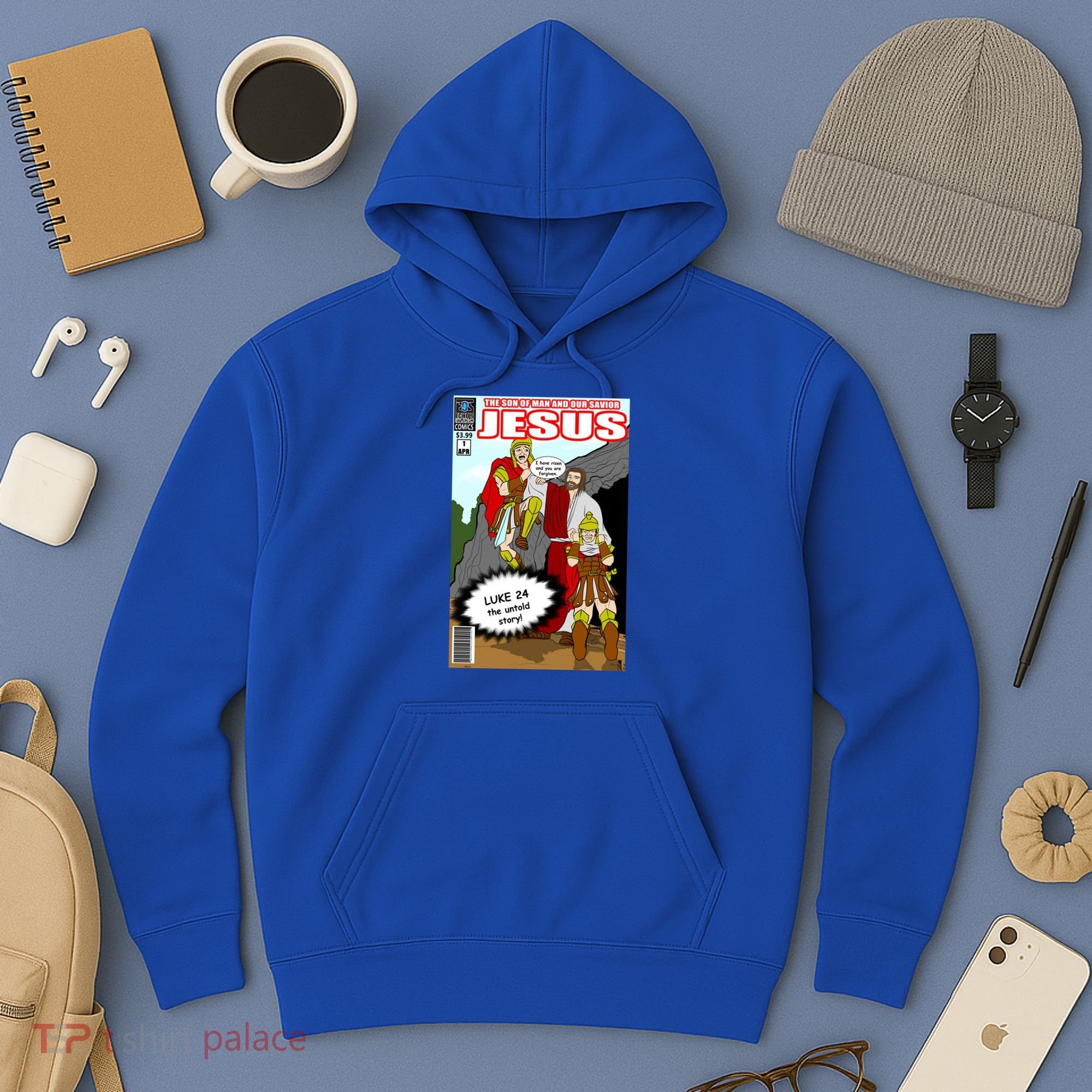 Jesus Christian Comic Cover Hoodie