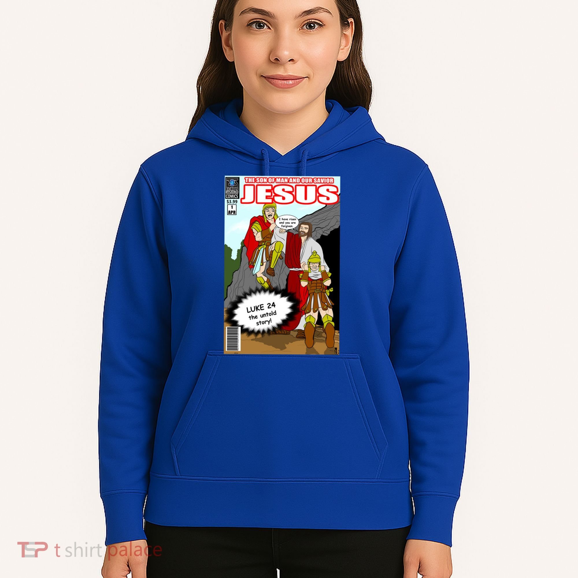 Jesus Christian Comic Cover Hoodie