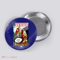 Jesus Christian Comic Cover Button thumb 0